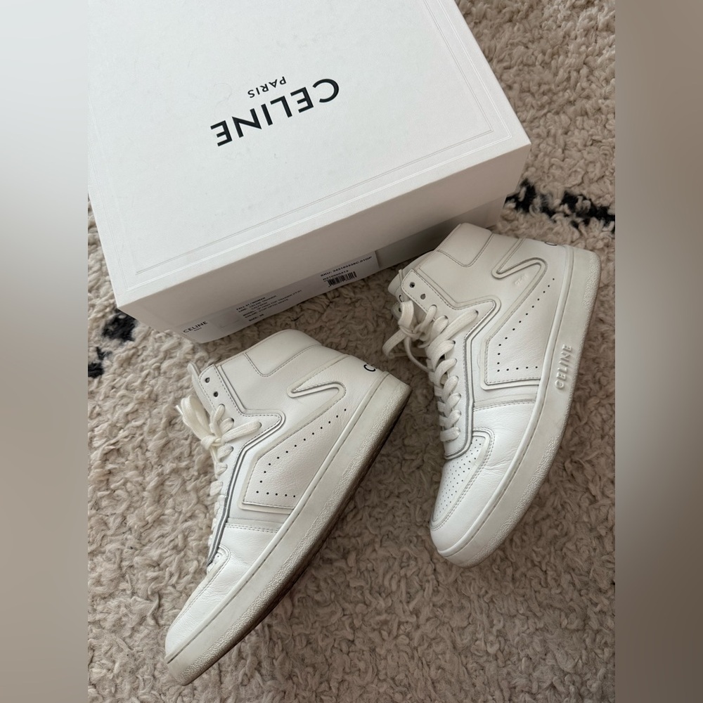 Celine Ct-01 "z" trainer high top sneaker size 38